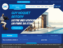 Tablet Screenshot of guyhoquet-immobilier-antony.com